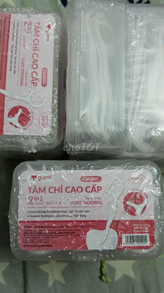 Tăm chỉ nha khoa Gumi Classic 2 trong 1. Mua bán Thiết bị vệ sinh, nhà tắm tại Quận Cẩm Lệ Đà Nẵng được đăng bởi Mun Lee hình 1