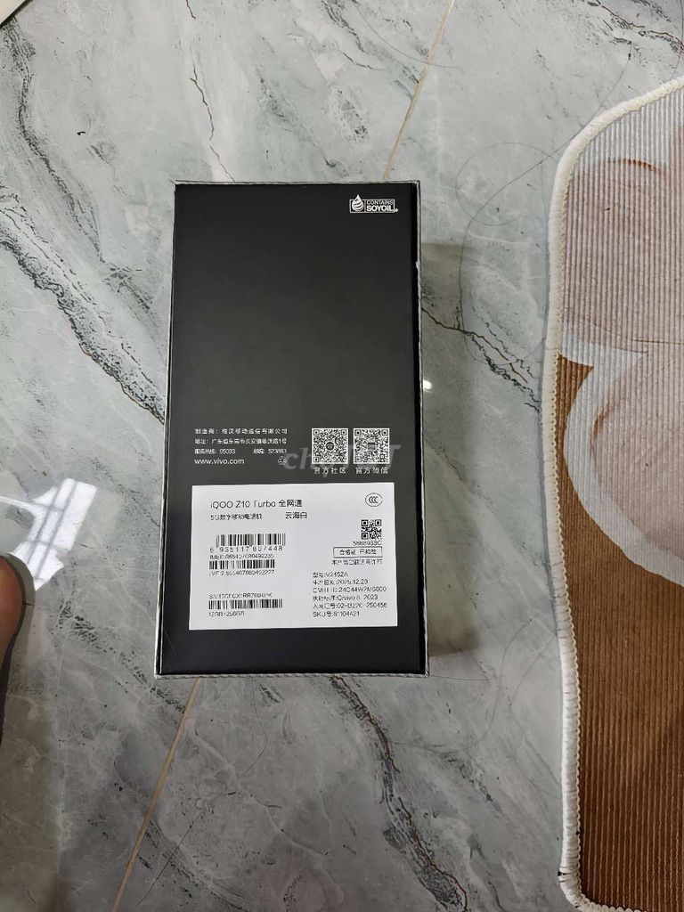 iQOO Z10 Turbo 256GB Trắng. Mua bán Điện thoại tại Huyện Thanh Trì Hà Nội được đăng bởi Mr.Phu hình 1