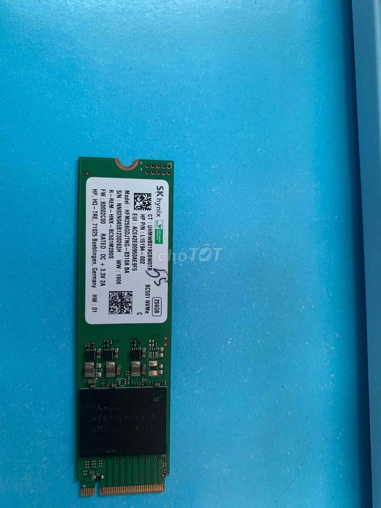 Bán rẻ Ssd 256gb Hynix như hình sức khoẻ còn 60%