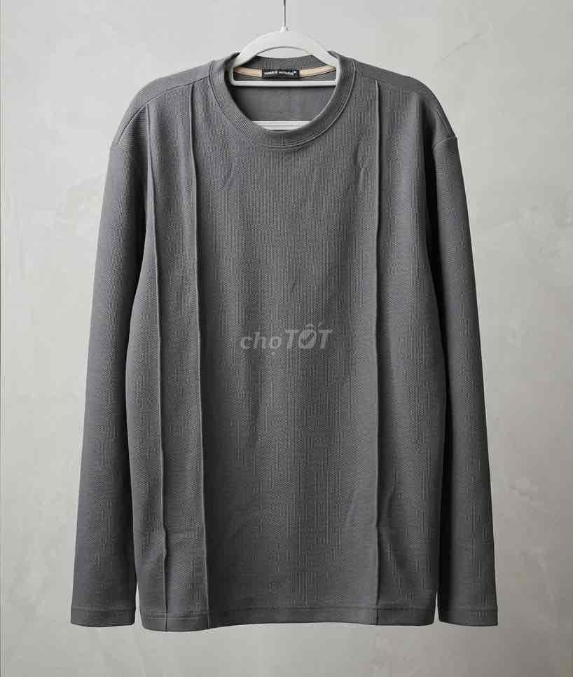 Áo thun dài tay nam Xám XL, XXL. Mua bán Quần áo tại Thành phố Sóc Trăng Sóc Trăng được đăng bởi Vanvan hình 1