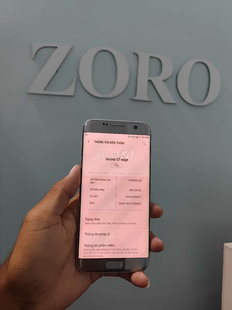 Samsung S7 Edge - Bản Hàn. Mua bán Điện thoại tại Thành phố Sóc Trăng Sóc Trăng được đăng bởi ZORO CHUYÊN SỌC hình 1