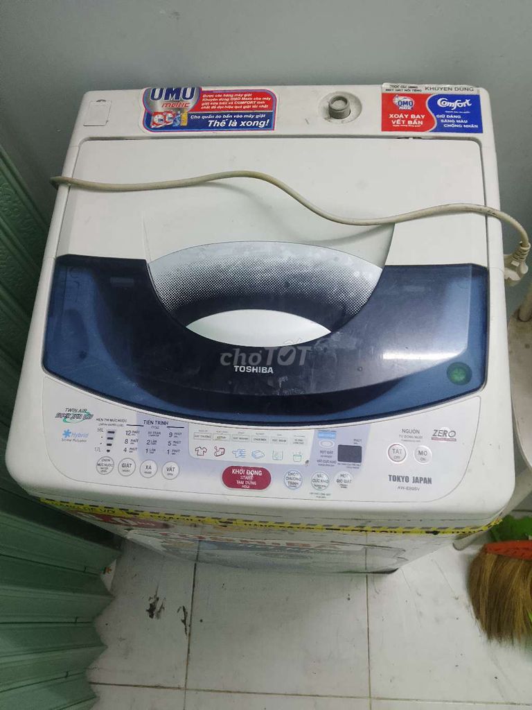 Máy giặt Toshiba 8.0kg cửa trên Trắng Nhật Bản. Mua bán Máy giặt tại Quận 12 Tp Hồ Chí Minh được đăng bởi anh Tuấn  hình 1