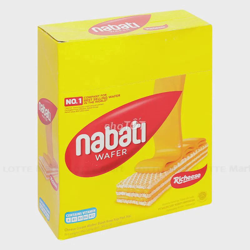 Bánh xốp Nabati Phô mai. Mua bán Đồ ăn, thực phẩm và các loại khác tại Quận 3 Tp Hồ Chí Minh được đăng bởi Nana hình 1