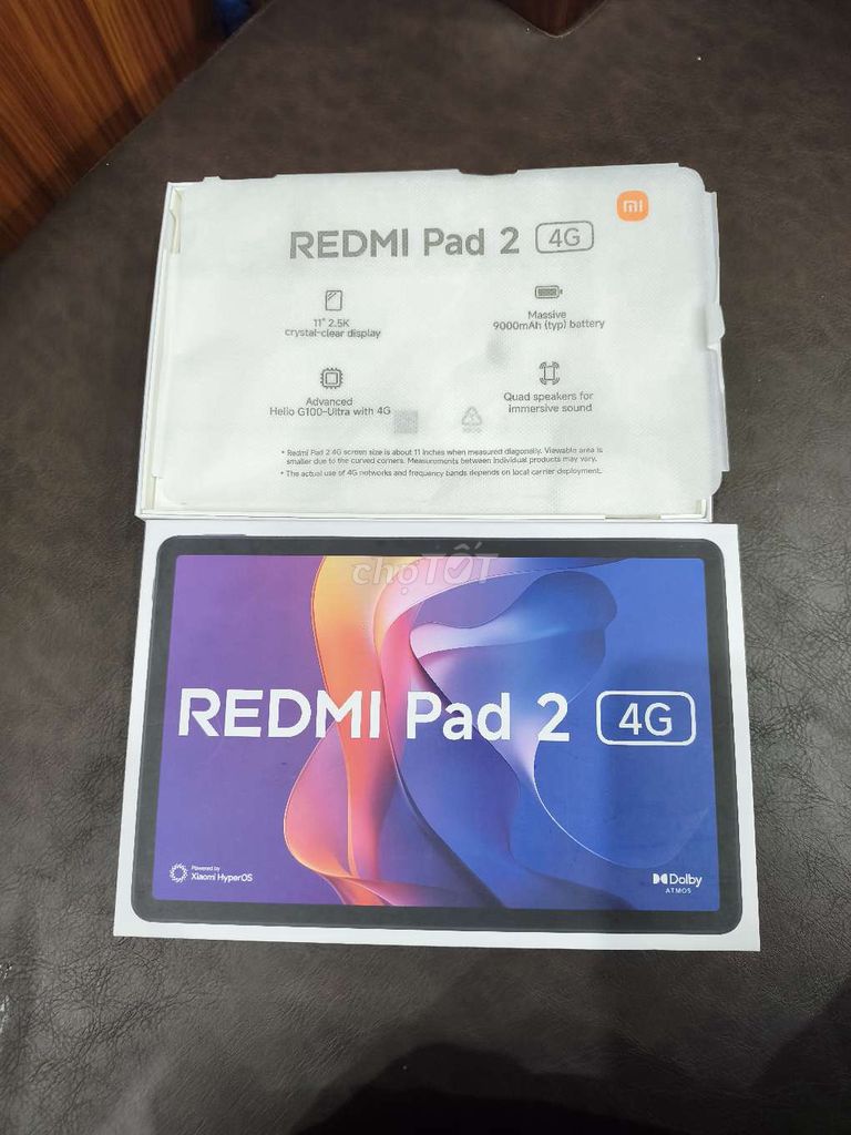 Xiaomi Redmi Pad 2 Bản có sim 4G 4GB/128GB. Mua bán Máy tính bảng tại Quận Hà Đông Hà Nội được đăng bởi Minh Vuong hình 1