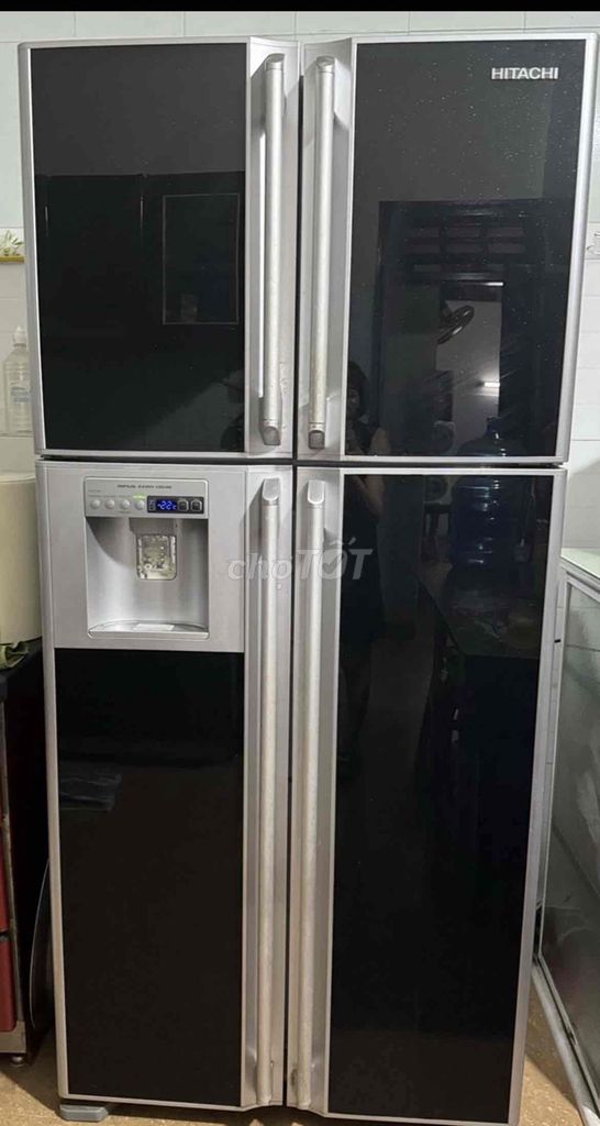 Tủ lạnh Hitachi 4 cánh Đen bạc. Mua bán Tủ lạnh tại Quận Thanh Khê Đà Nẵng được đăng bởi Minh Hoa hình 1