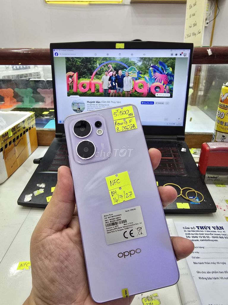Oppo Reno13 F 5G 8GB 256GB. Mua bán Điện thoại tại Thành phố Long Xuyên An Giang được đăng bởi Facebook Cầm Đồ Thúy Vân hình 1