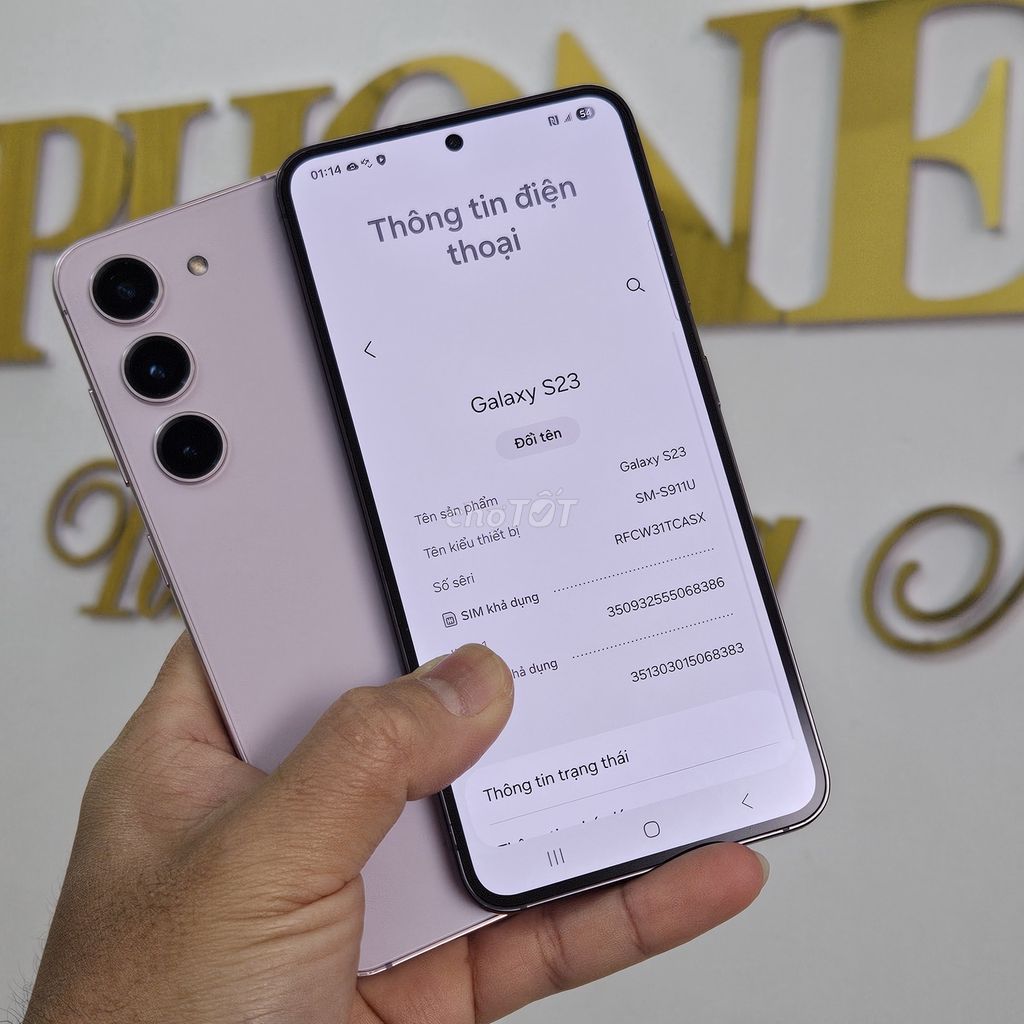 Samsung S23 5G zin đẹp 2 sim góp 0đ | bh 6 tháng. Mua bán Điện thoại tại Quận Thanh Khê Đà Nẵng được đăng bởi Cửa hàng Zinphones  hình 1
