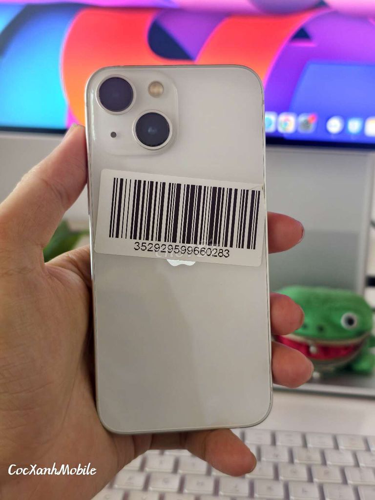 Apple iPhone 13 Mini 128GB Trắng zin nguyên áp . Mua bán Điện thoại tại Quận Liên Chiểu Đà Nẵng được đăng bởi Minh Hiệp CócXanhMobile hình 1