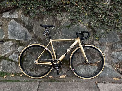 Xe đạp Fixgear Funky Popping Vàng Gold