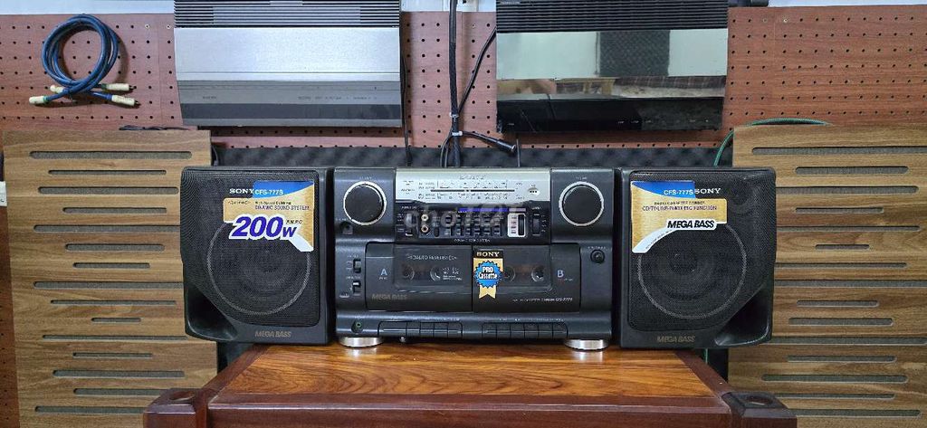 Đài cassette Sony CFS-777S Mega Bass. Mua bán Tivi, Âm thanh tại Huyện Trảng Bom Đồng Nai được đăng bởi Hoa Vu Dinh hình 1