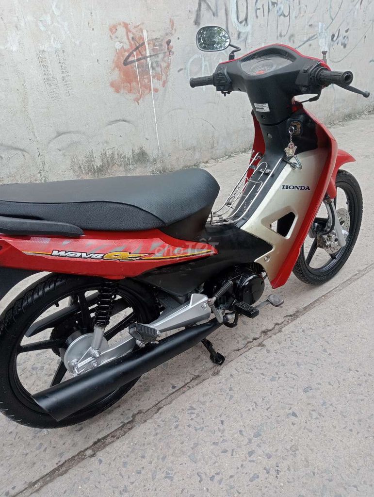 Мопед Honda Wave Alpha красный
