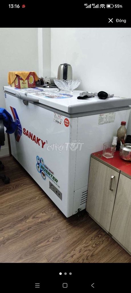 Tủ đông SANAKY VH-3699W3 260L. Mua bán Tủ lạnh tại Quận Hoàng Mai Hà Nội được đăng bởi Hihihehe hình 1