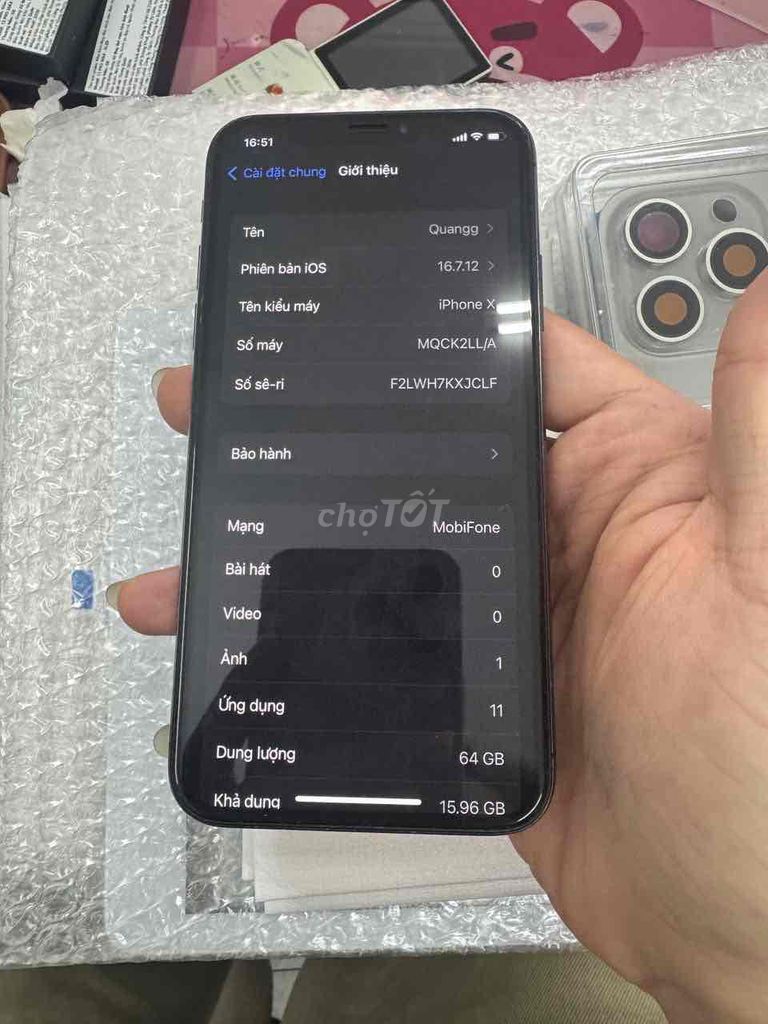 iPhone X Full Chức Năng,  Vỏ xấu. Mua bán Điện thoại tại Quận 10 Tp Hồ Chí Minh được đăng bởi MT hình 1