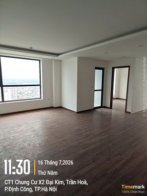 BÁN CĂN HỘ CHUNG CƯ X2 ĐẠI KIM 107m2 - 3PN - CĂN GÓC - GIÁ SIÊU RẺ