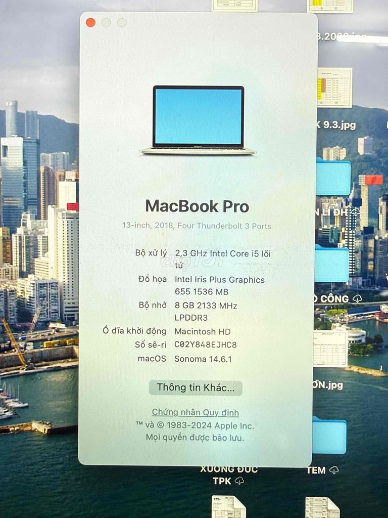 Macbook pro 2018. Mua bán Laptop tại Quận Bình Tân Tp Hồ Chí Minh được đăng bởi Lương Quang Đạo hình 1