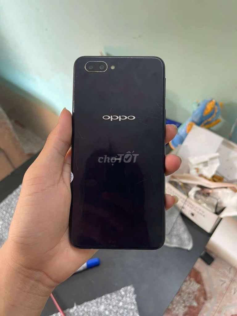 Oppo a3s, 16g, nứt kính, adr 8. Mua bán Điện thoại tại Thành phố Thủ Dầu Một Bình Dương được đăng bởi Phước Mobile hình 1