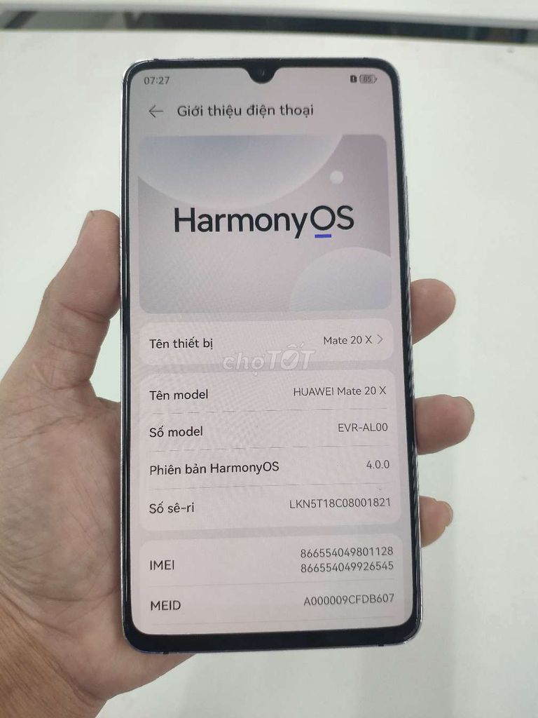 Huawei mate 20x 128gb. Mua bán Điện thoại tại Thành phố Thủ Đức Tp Hồ Chí Minh được đăng bởi hoàng thạch hình 1