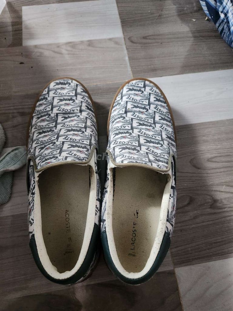 Giày lười Lacoste Nam Trắng. Mua bán Giày dép tại Thành phố Long Khánh Đồng Nai được đăng bởi Hien Nguyen van hình 1