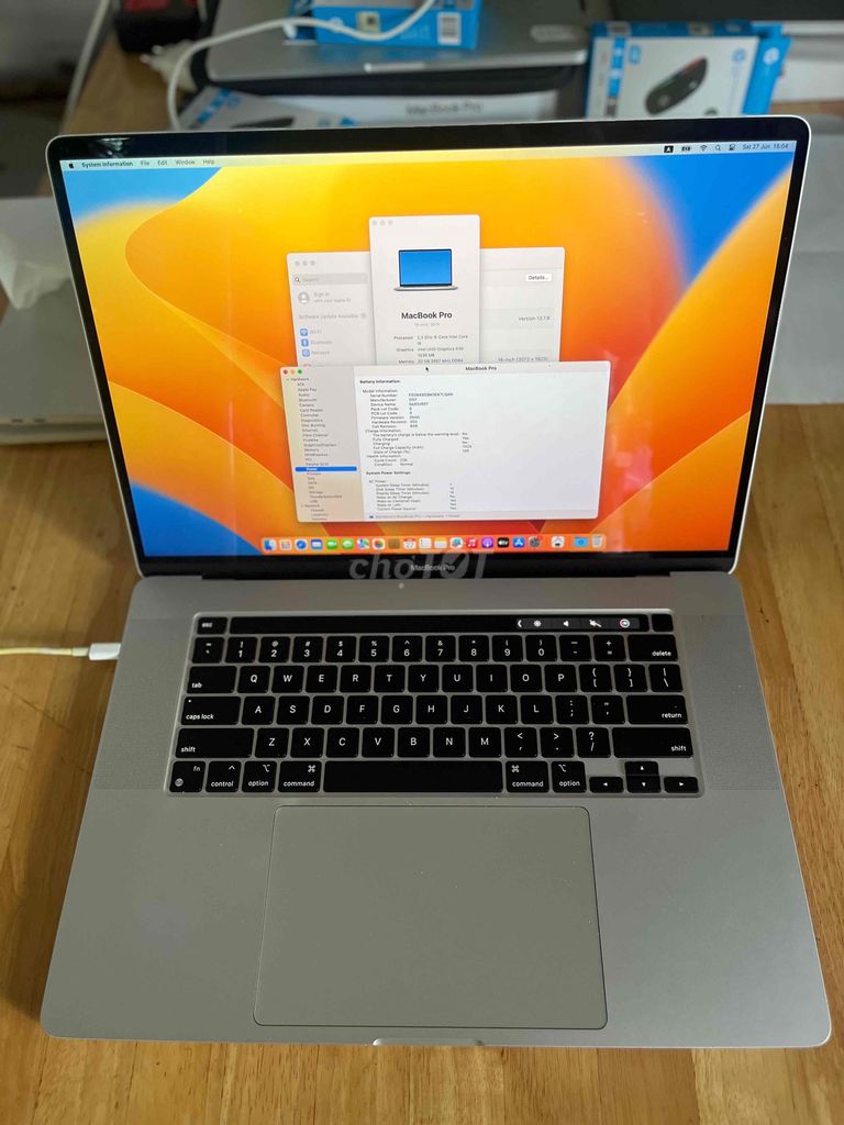Apple MacBook Pro 2019 i9 16 inch 32GB/1TB Xám. Mua bán Laptop tại Quận Sơn Trà Đà Nẵng được đăng bởi BƠ BƯ Macbook Cũ hình 1