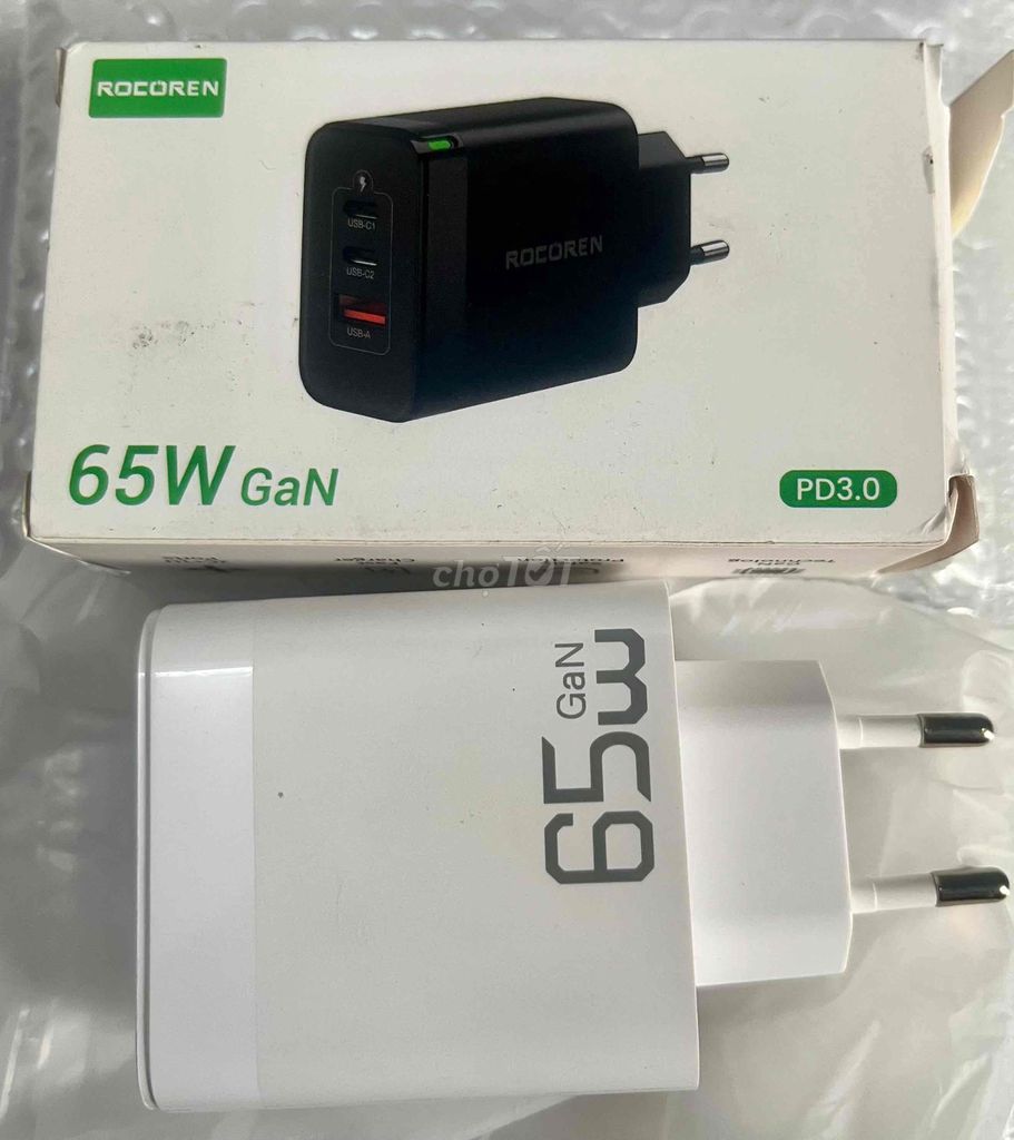 Củ sạc 65W công suất thật. Mua bán Phụ kiện (Màn hình, Chuột...) tại Quận 10 Tp Hồ Chí Minh được đăng bởi Kim Quy hình 4