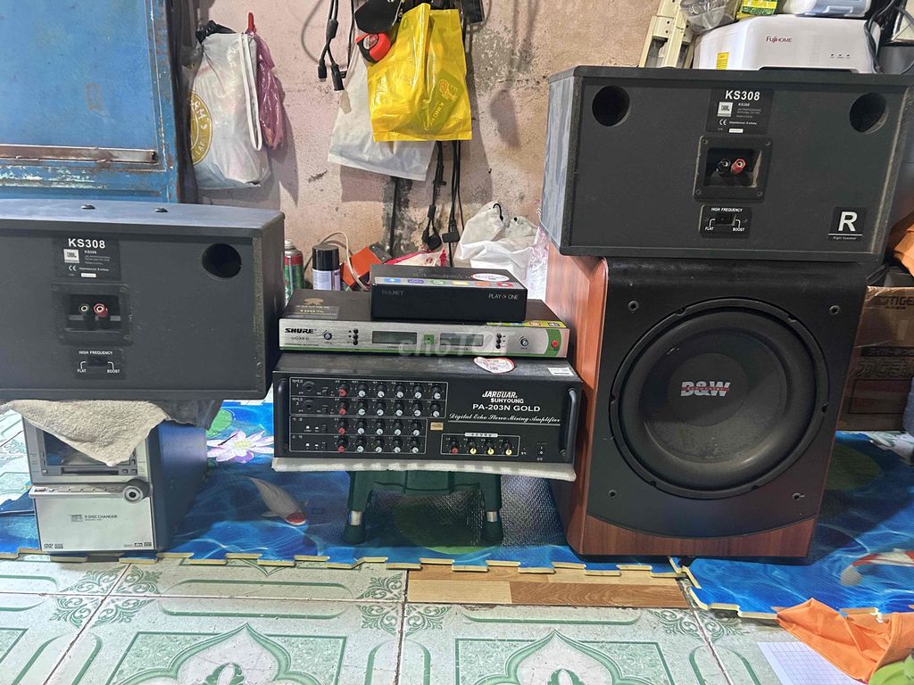 Hệ thống âm thanh JBL KS308 PA-203N GOLD Đen. Mua bán Tivi, Âm thanh tại Huyện Nhà Bè Tp Hồ Chí Minh được đăng bởi Kiều Văn Dũng  hình 1