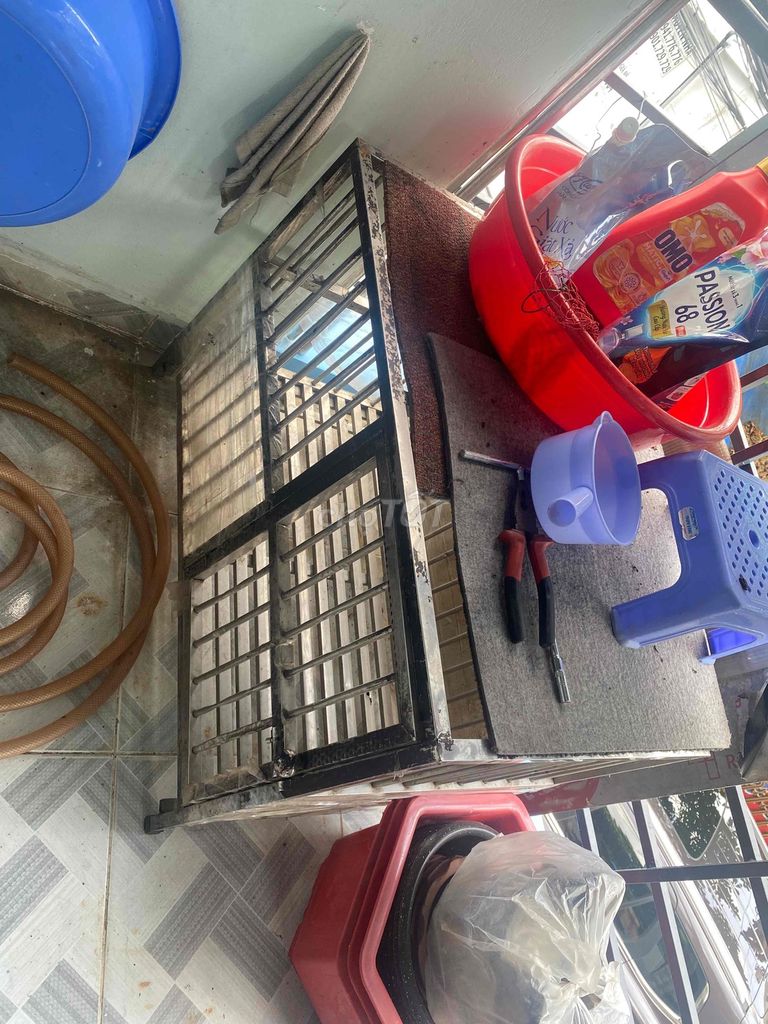 Chuồng chó Inox 80x50x60 cm. Mua bán Phụ kiện, Thức ăn, Dịch vụ tại Thành phố Thủ Đức Tp Hồ Chí Minh được đăng bởi Thành Tài hình 1