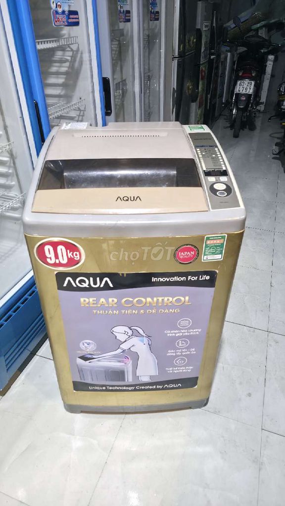 Máy giặt Aqua 9.0kg. Mua bán Máy giặt tại Thành phố Mỹ Tho Tiền Giang được đăng bởi HÀNG QUA SỬ DỤNG hình 1