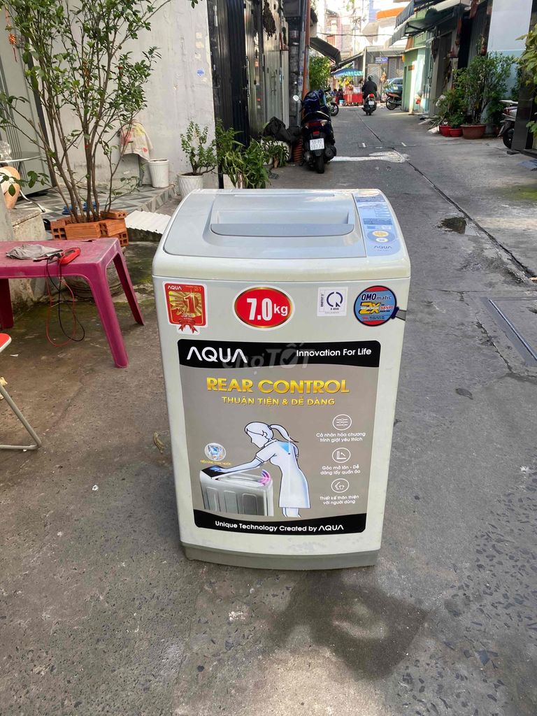 thanh lý máy giặt Aqua đang dùng tốt bao test. Mua bán Máy giặt tại Quận 11 Tp Hồ Chí Minh được đăng bởi Hương thảo hình 1