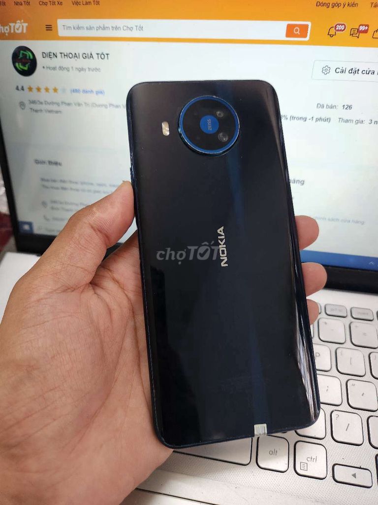 NOKIA 8.3 8GB.128GB SNAP 765G PIN 4500 FULL CN. Mua bán Điện thoại tại Quận Bình Thạnh Tp Hồ Chí Minh được đăng bởi Dân Mobile hình 1