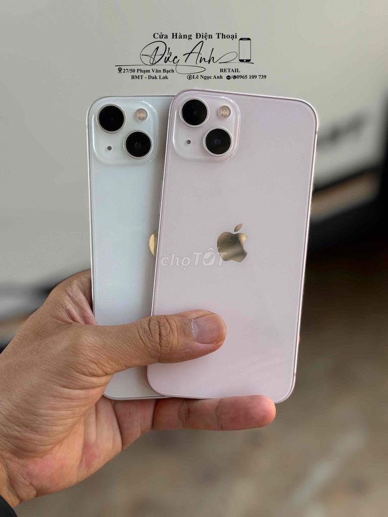 Apple iPhone 13 128GB Trắng, Hồng phấn Full zin. Mua bán Điện thoại tại Thành phố Buôn Ma Thuột Đắk Lắk được đăng bởi Đức Anh Retail hình 1