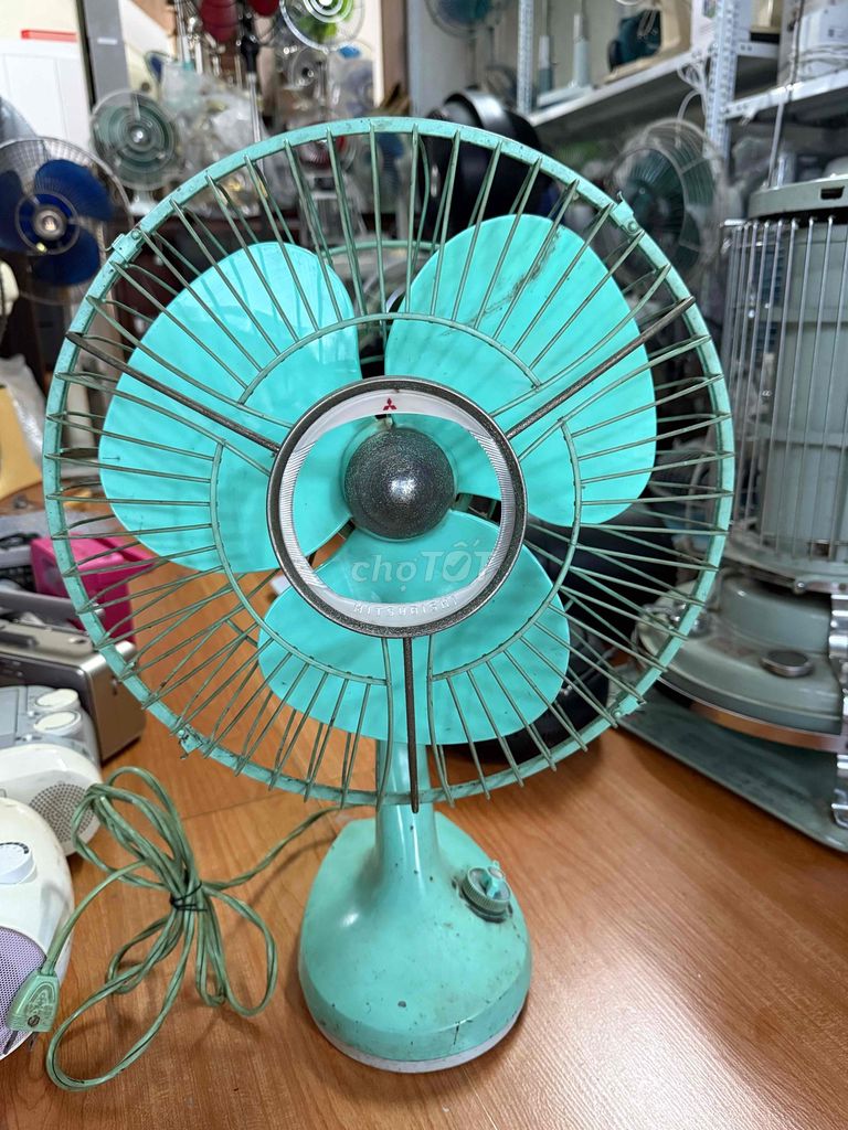 Quạt điện Mitsubishi Xanh ngọc 30cm. Mua bán Quạt tại Thành phố Hải Dương Hải Dương được đăng bởi hồ văn út  hình 1