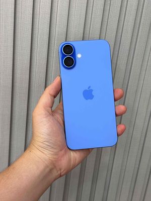 16 Plus 128GB Xanh Qte Mỹ dùng 2sim vật lí Pin 92