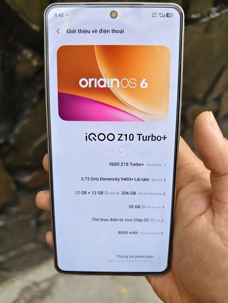iQOO Z10 Turbo+ 256GB Vàng nhạt. Mua bán Điện thoại tại Quận 4 Tp Hồ Chí Minh được đăng bởi Thiên hình 1