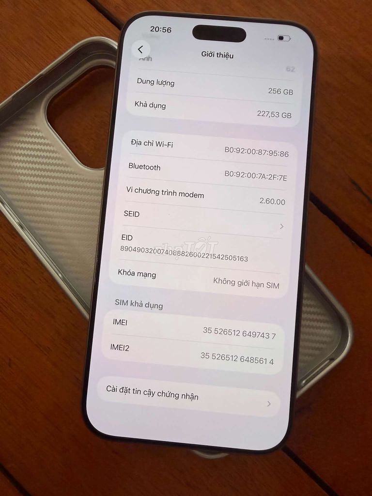 iPhone 16 pro max xa mạc 256G. Mua bán Điện thoại tại Quận Long Biên Hà Nội được đăng bởi hưng thiện  hình 1