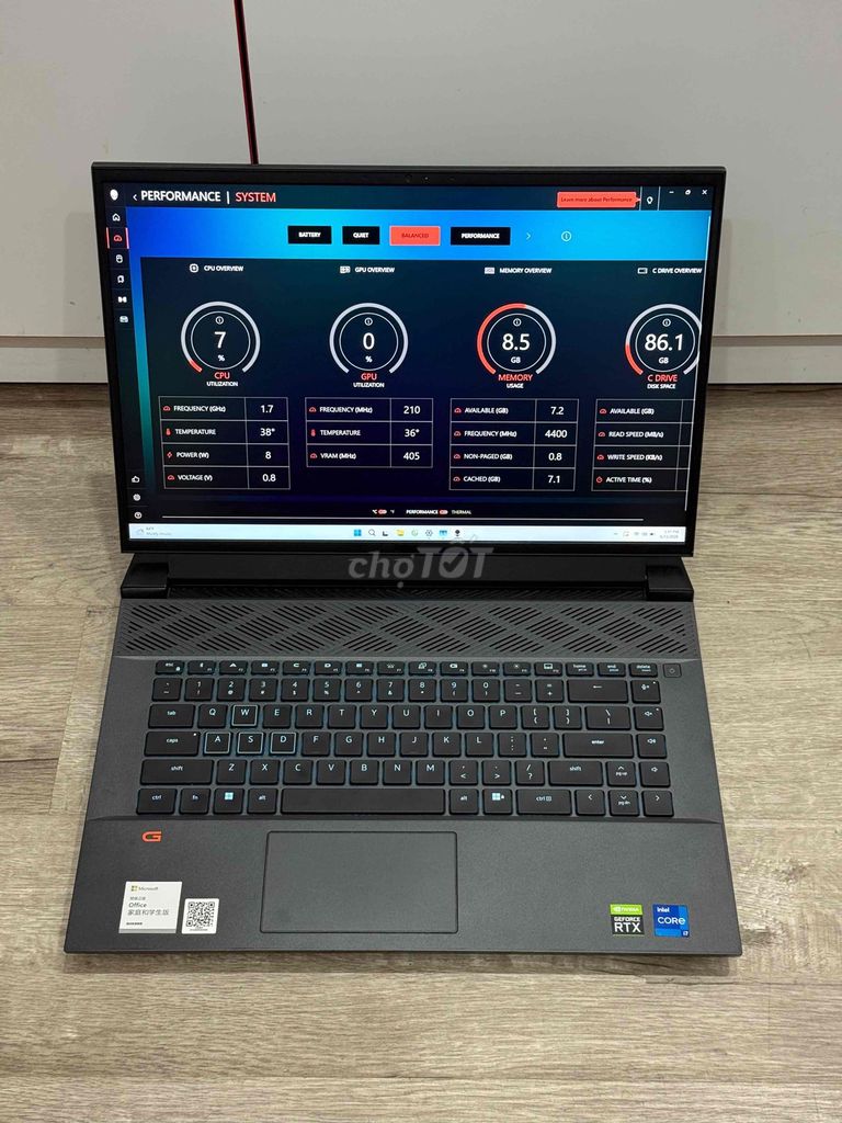 Dell G16 7620 i7-12700H 16 inch 16GB/512GB. Mua bán Laptop tại Quận Đống Đa Hà Nội được đăng bởi Phan Trường Giang hình 1