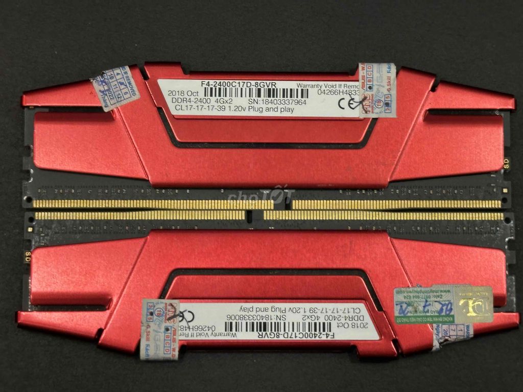 2 Ram DDR4 4GB 2400mhz có tản