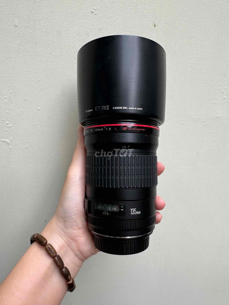 Canon EF 135mm F2 L USM đẹp 99% code UD.