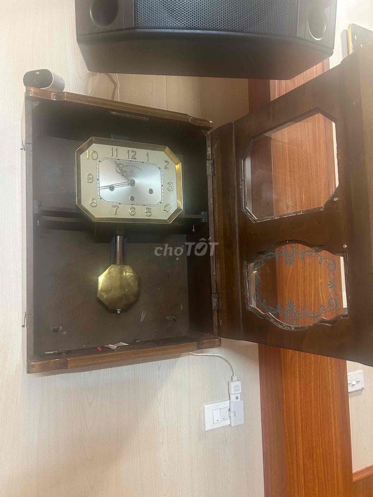Đồng hồ gỗ Pháp Cổ điển 10 gông. Mua bán Nội thất, đồ gia dụng khác tại Thành phố Nam Định Nam Định được đăng bởi chuchithinh hình 1
