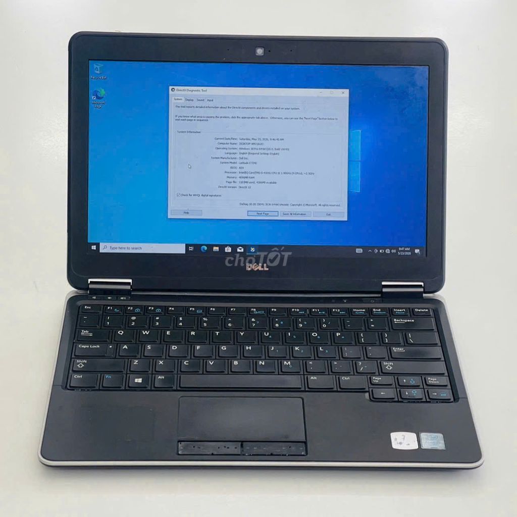 BÁN DELL E7240/i5-4300U/4GB/128GB. Mua bán Laptop tại Quận Hải Châu Đà Nẵng được đăng bởi TTCenter 484 NÚI THÀNH hình 1