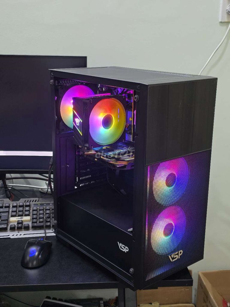 VỎ CASE NEW 4FAN LED i5 9400F 8GB/256GB/750ti. Mua bán Linh kiện (RAM, Card...) tại Quận Tân Bình Tp Hồ Chí Minh được đăng bởi Phan Thịnh hình 1