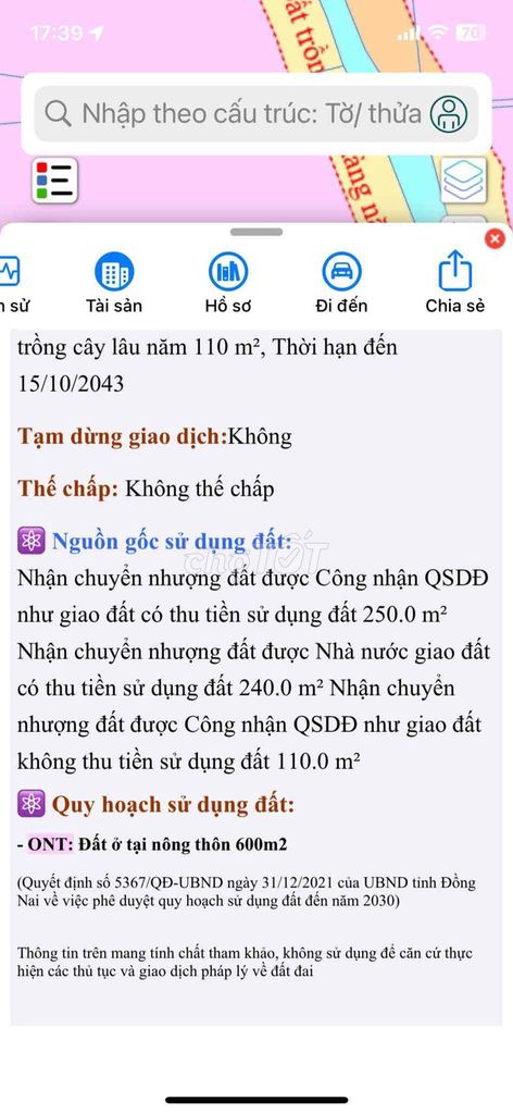 Cần bán đất full thổ cư tại xã Phú Đông