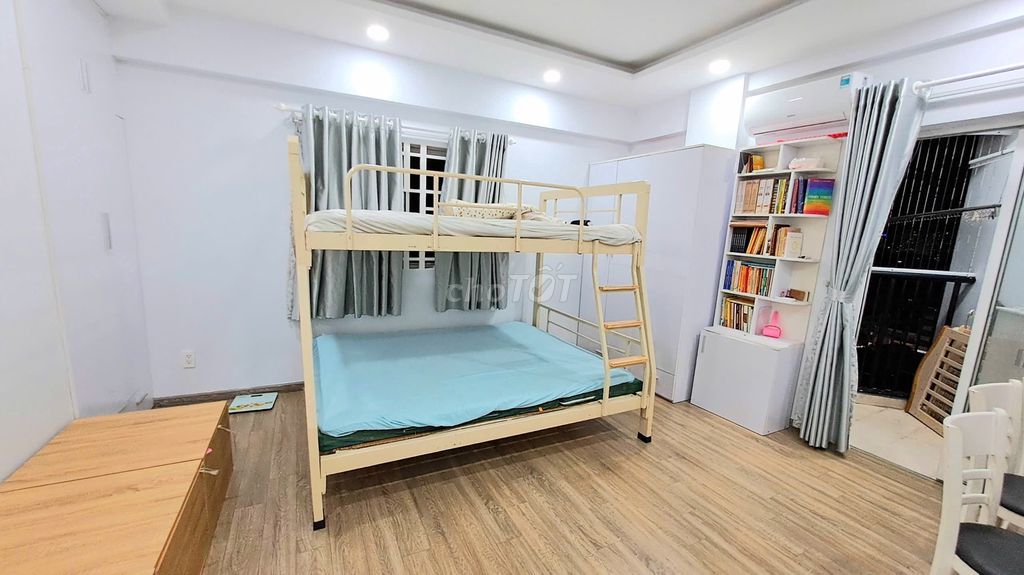 Giường tầng Đại Thành sắt kem 1m4x1m6x2m. Mua bán Giường, chăn ga gối nệm tại Quận Tân Phú Tp Hồ Chí Minh được đăng bởi Rose na hình 1