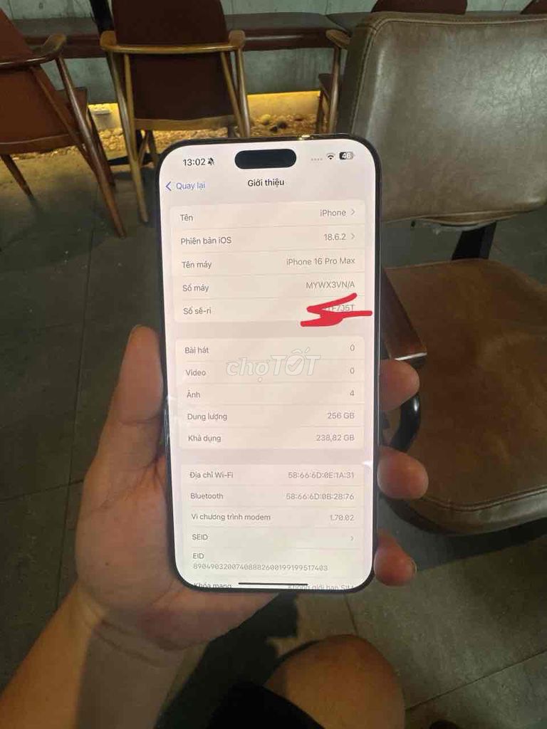 Apple iPhone 16 Pro Max 256GB Vàng đồng. Mua bán Điện thoại tại Thành phố Cao Lãnh Đồng Tháp được đăng bởi TRẦN MINH  hình 1