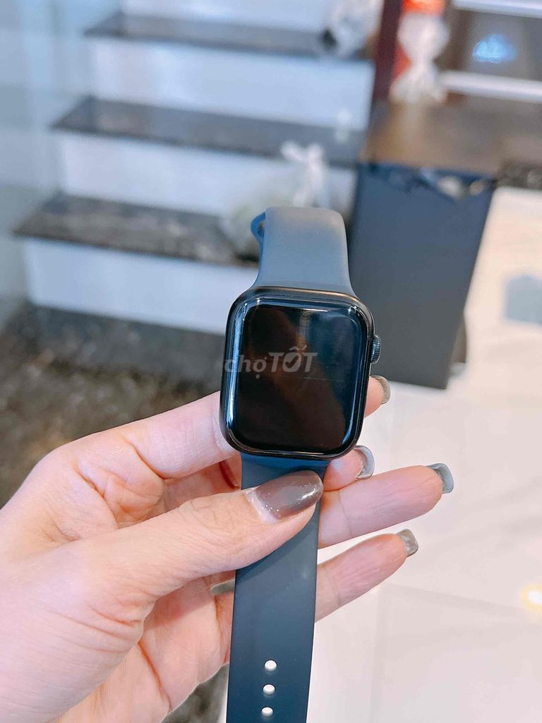 apple watch s9-45mm nhôm đen pin 100% bh 3-2025