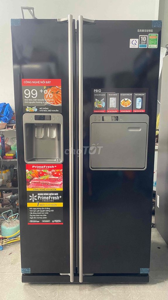Tủ lạnh Samsung 600 lít Đen. Mua bán Tủ lạnh tại Huyện Yên Mô Ninh Bình được đăng bởi Điện Lạnh Duy Minh hình 1