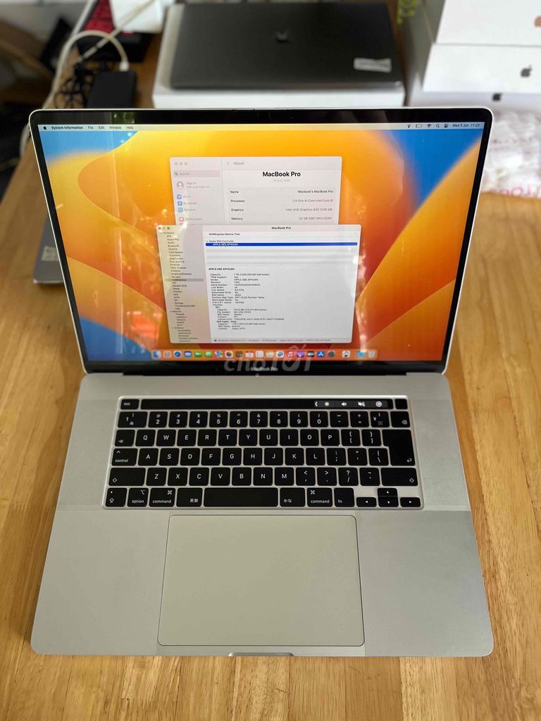 MacBook Pro 2019 16 in i9 Ram 32Gb Ssd 1Tb Vga 8Gb. Mua bán Laptop tại Quận Sơn Trà Đà Nẵng được đăng bởi BƠ BƯ Macbook Cũ hình 1