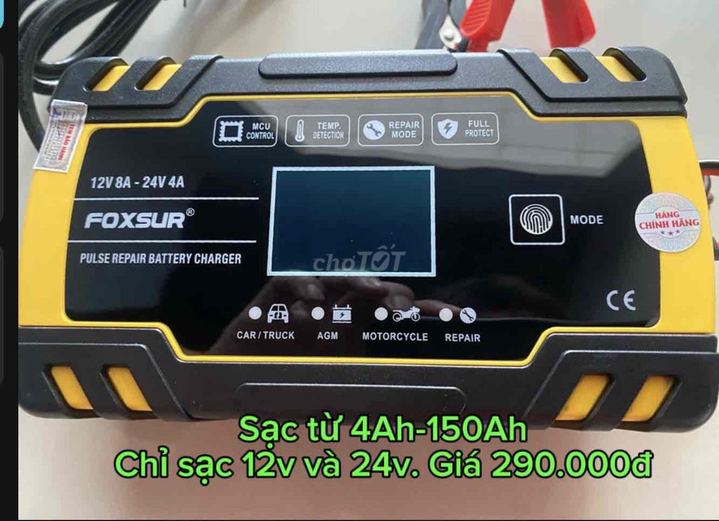 Sạc bình acquy xe máy - ô tô chính hãng. Mua bán Phụ tùng xe tại Huyện Dương Minh Châu Tây Ninh được đăng bởi Nguyễn Tấn Thắng hình 3