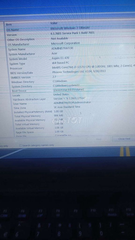 Acer Aspire E1-470 i3 1GB/500GB Đen. Mua bán Laptop tại Huyện Chợ Mới An Giang được đăng bởi Vo van duong hình 1