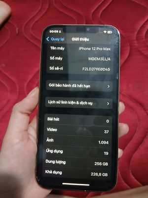 Apple iPhone 12 Pro Max 256GB Bạc