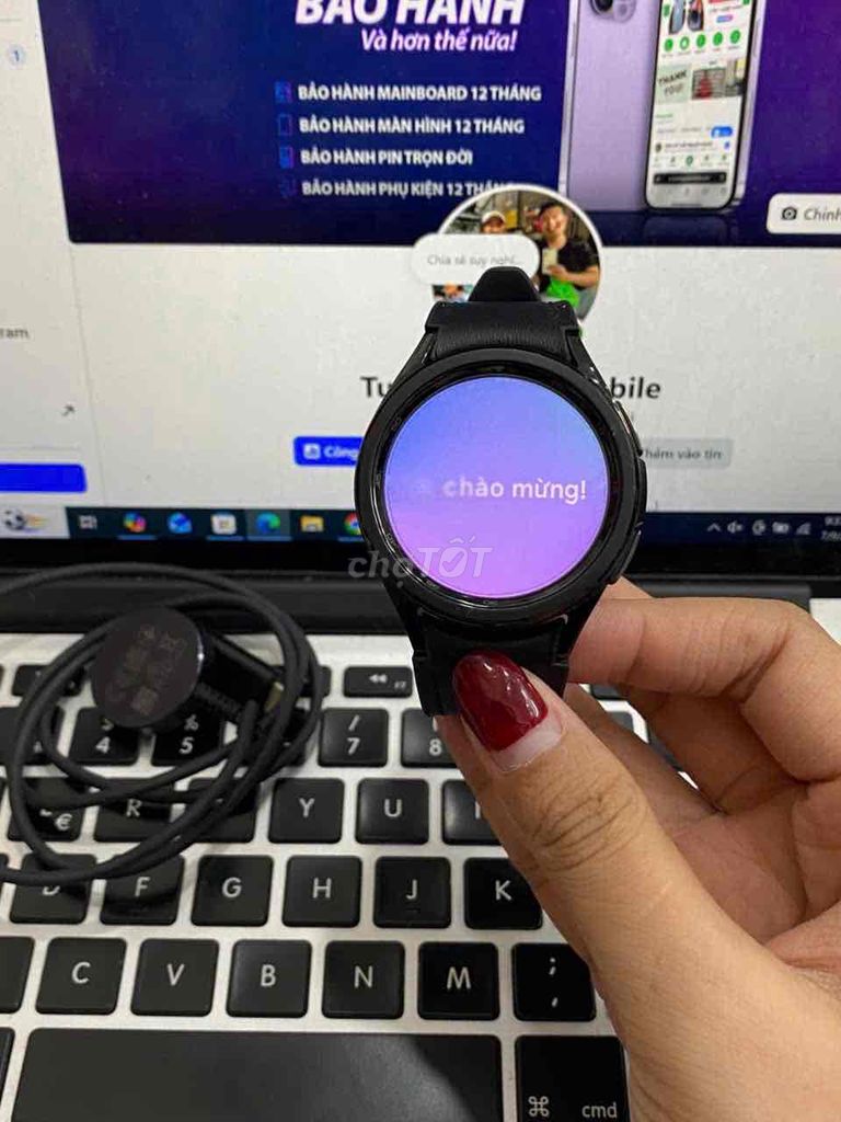Samsung Watch 6 Classic Đen 43mm. Mua bán Thiết bị đeo thông minh tại Quận 3 Tp Hồ Chí Minh được đăng bởi Tuấn Nguyễn hình 1